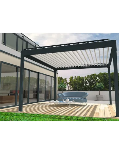 Pergola bioclimatique en ILOT
