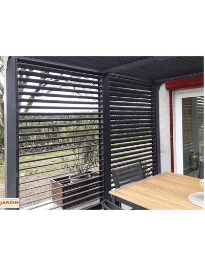 brise soleil aluminium à lames orientable