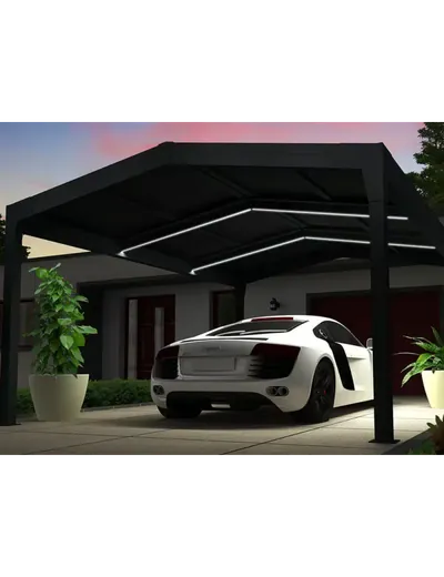 Carport 2 pente abri de voiture