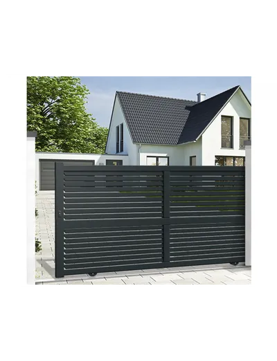 Portail coulissant semi plein