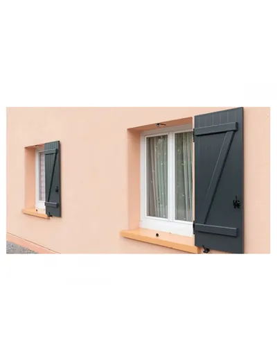 Volet isolé barre et écharpe 1 vantail