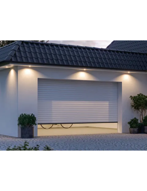 Porte de garage enroulable en aluminium